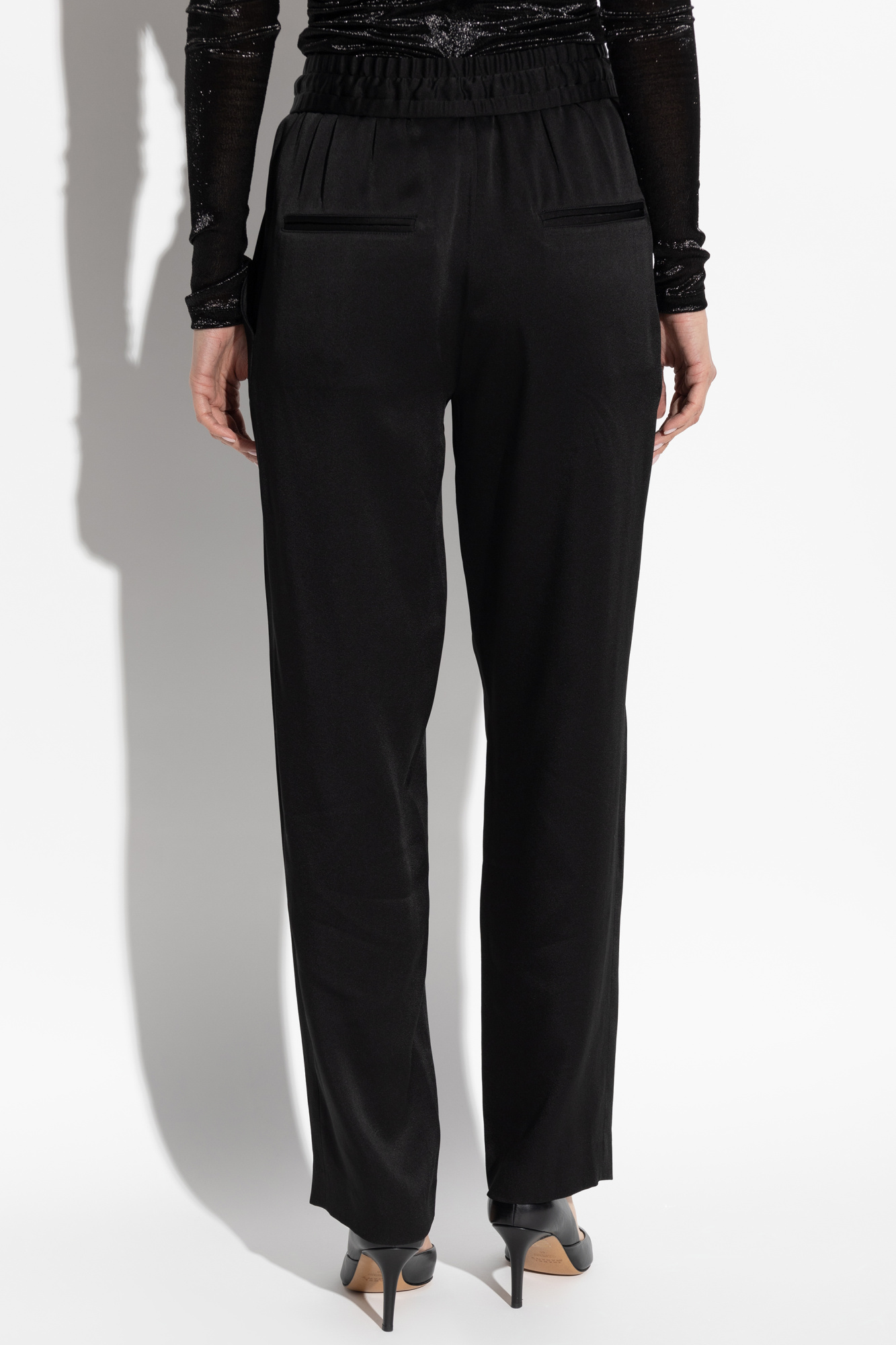 パンツ Isabel Marant SS25 KENDRY PANT (PA0522FAC1J04I 01BK) Isabel Marant Pants Kendry | Women's Clothing | Vitkac